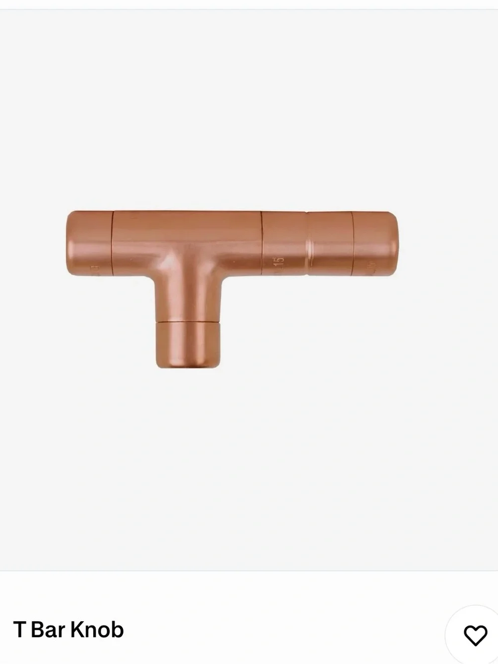 Set of 12 “Proper Copper” brand Copper cabinet pulls